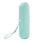 Toothbrush holder for travel, blue color, model R01DAL